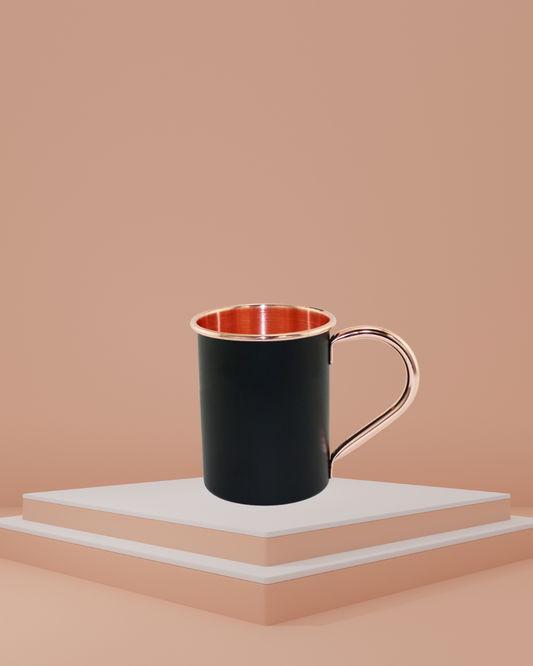 Black Coated Mug
