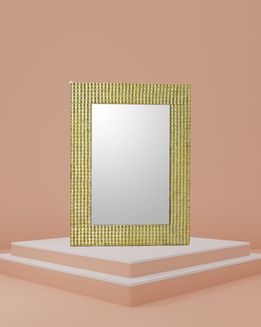 Yellow Stoned Mirror